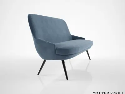 Walter Knoll 375 Sofa 3D model