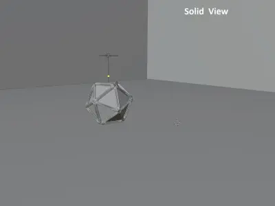 Realistic Sci-Fic Lamp Free 3D model