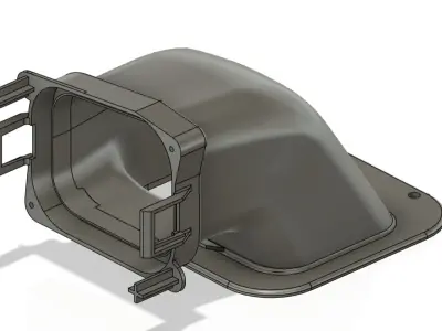 Air intake Renault Traffic Vivaro Nissan 3D print model