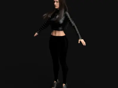  FEMALE CHARACTER  3D model