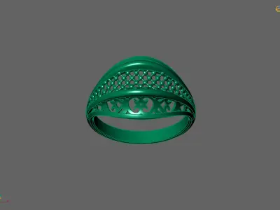 Plain Ring Women Ready STL 3DM Models Womens Rings 3D models 3D print model shop