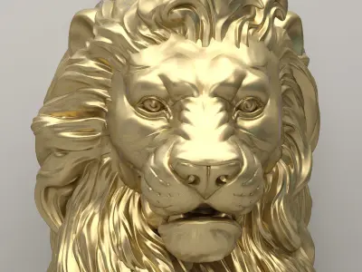 Lion Baluster  3D model