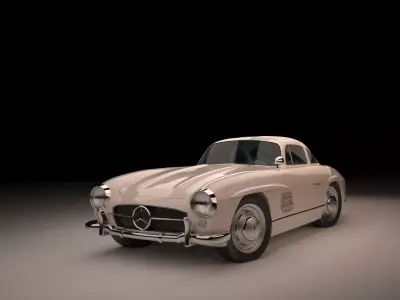 mercedes benz 300 sl 3D model