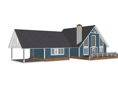 Cabin House 10 -Archimple LLC 3D model