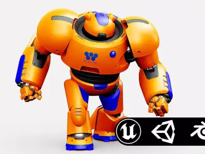 BATTLE DROID FELIX Rigged for Unreal Engine - Unity - MIXAMO  3D model