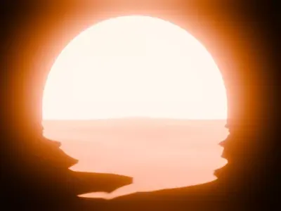 Sunset Animation Loop Free 3D model