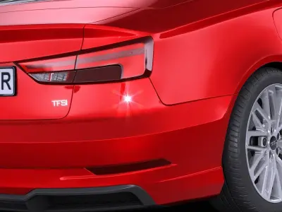 Audi A3 2017 cabriolet 3D model