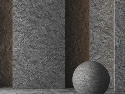 Painted Plaster Material 8K-Seamless - Tileable-DrCG No 85 3D model