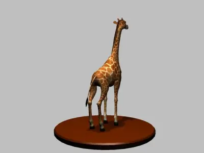 Giraffe Low-poly 3D model