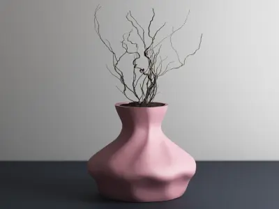 vase pot planter 3d print 881  3D print model