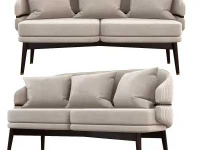 Billy Sofa 3d model Low-poly 3D model