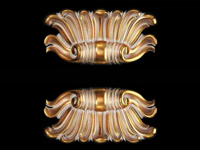 Classic carved 110 3D model