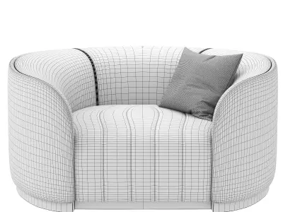 Armchair Pierre 3D model