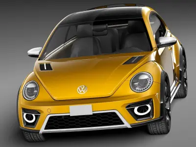 Volkswagen Beetle Dune Concept 2014 3D model