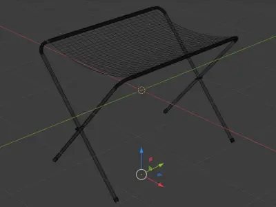 Camping Stool Free 3D model