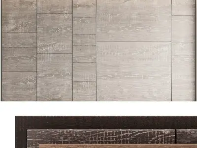 Decorative wall panels set 31 3D model