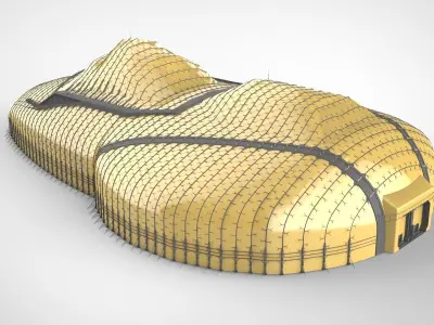 barrier city 3D model