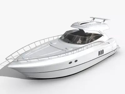 Yacht 01 3D model