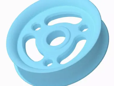 Stylish Tricycle Wheel Rim 3D print model