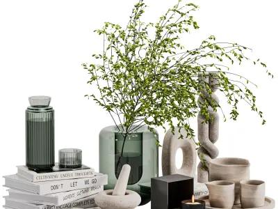decorative set 20 3D model purchase