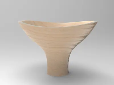 Lops Vase Low-poly 3D model