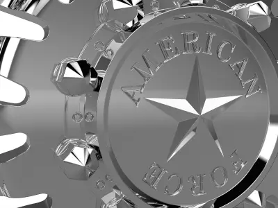 AMERICAN FORCE N12 BRAWN DRW WHEEL 3D print model