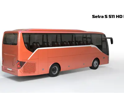 Setra S 511 HD Bus 3D model