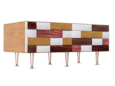 designer chest of drawers 3D model