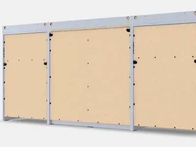 HAUGA Storage combination 10 Low-poly 3D model