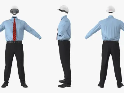 Construction Engineer Uniform  3D model