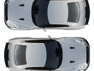 Nissan GTR R35 Vray Corona 3D model