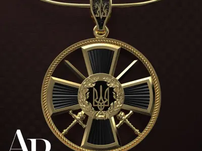 Ukranian Army Emblems 3D print model