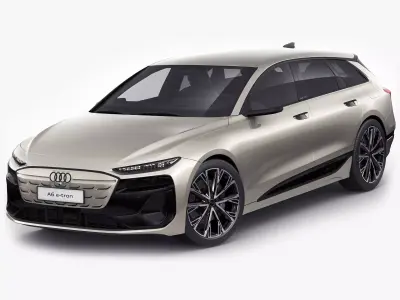 Audi A6 Avant e-tron 2025 3D model
