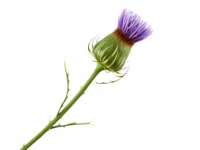 Thistle Flower Intricate Detail model pack Low-poly 3D model