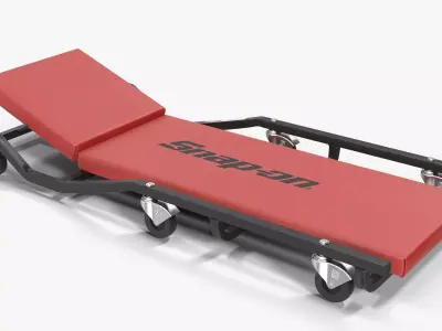 Car Creeper Red JCW65R Low-poly 3D model