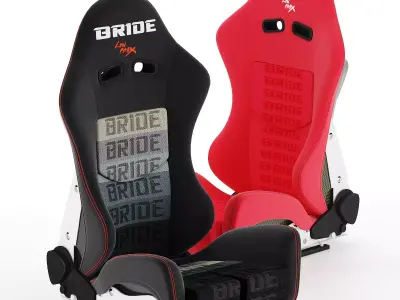 BRIDE Racing seat 3D model