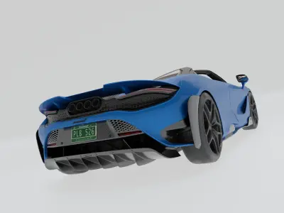 McLaren 765LT  3D model
