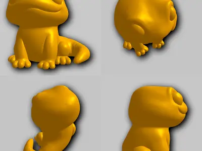 Salamander - Kawaii Animals Collection 3D print model