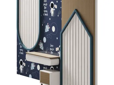 Kids wall panell 15 3D model