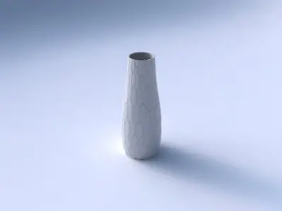Vase with fine organic cells 3D print model