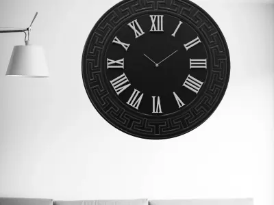 Versace 60cm Wall Clock 3D print model