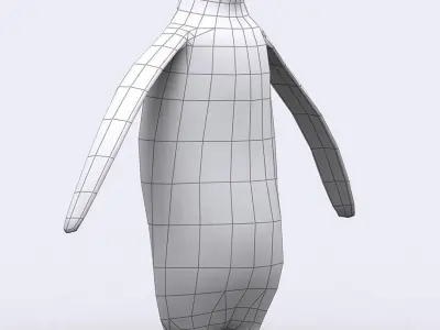 3DRT - Penguin Low-poly 3D model
