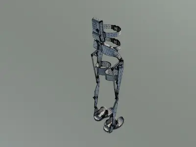 artificial exoskeleton 3D model