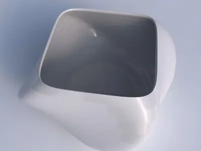 Bowl helix with small horizontal sections 3D print model