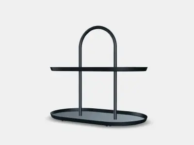 SOMMAROGA Serving stand two tiers 1 Low-poly 3D model