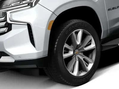 Chevrolet Suburban High Country 2021 3D model