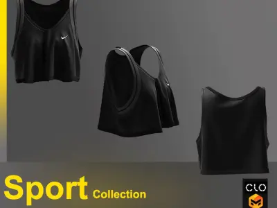 Sportwear collection 3D model