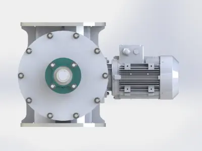 DN 200 AIR LOCK 3D model