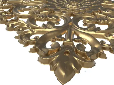  decorative pattern ready for 3D printing 3D model 206