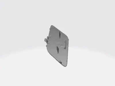 Mercedes W204 C-Class 2011-2014 Front Bumper Tow cover 3D print model